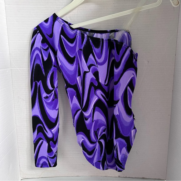 Purple/lilac bodysuit for dance/gym youth XL - Picture 2 of 4